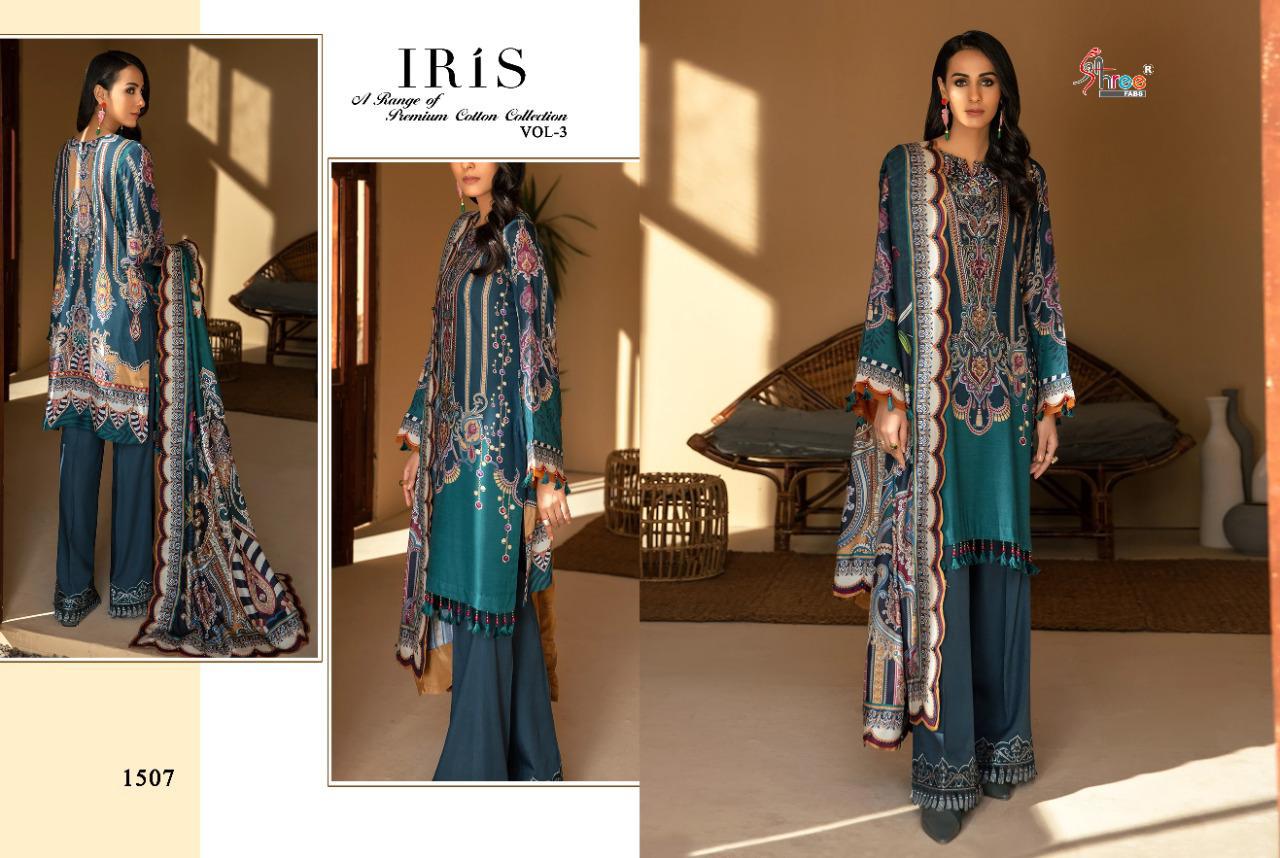 Shree  Presents Iris Vol  3  Pakistani Salwar Suits