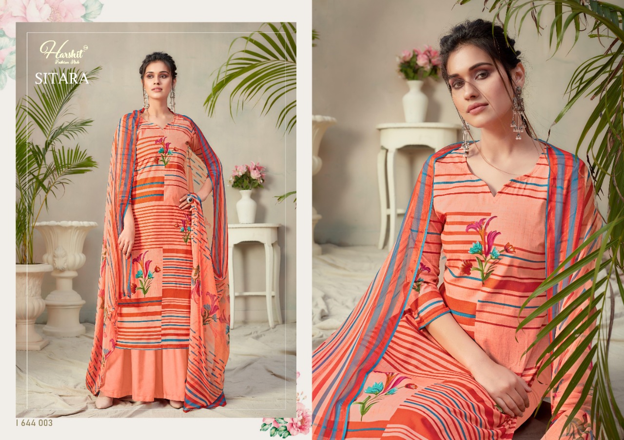 Harshit  Presents  Sitara  Designer Dress Material