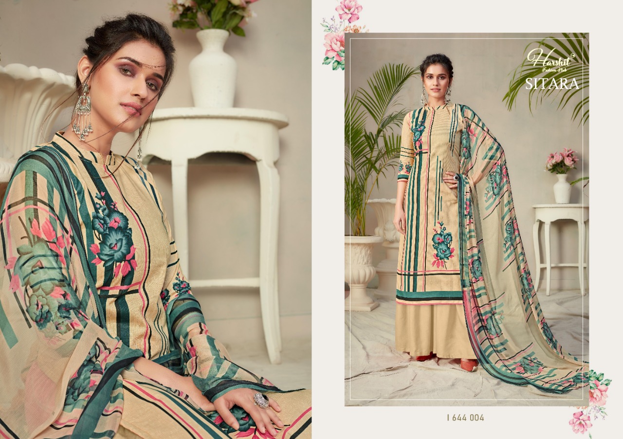 Harshit  Presents  Sitara  Designer Dress Material