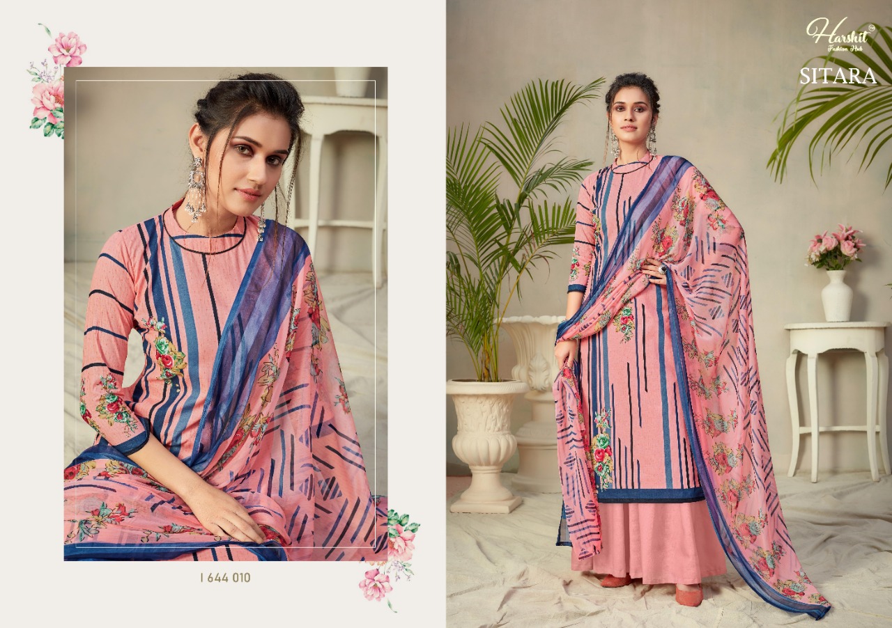 Harshit  Presents  Sitara  Designer Dress Material