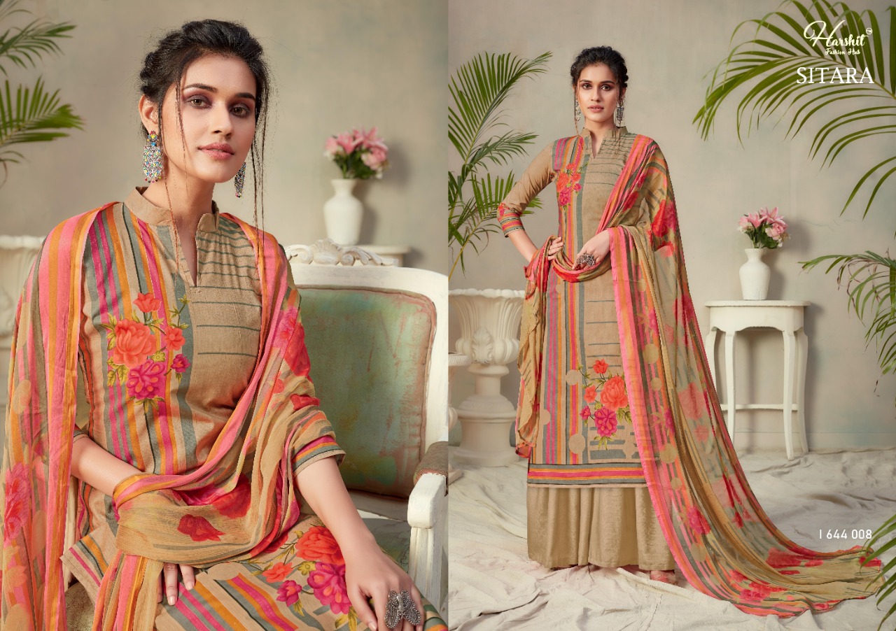 Harshit  Presents  Sitara  Designer Dress Material