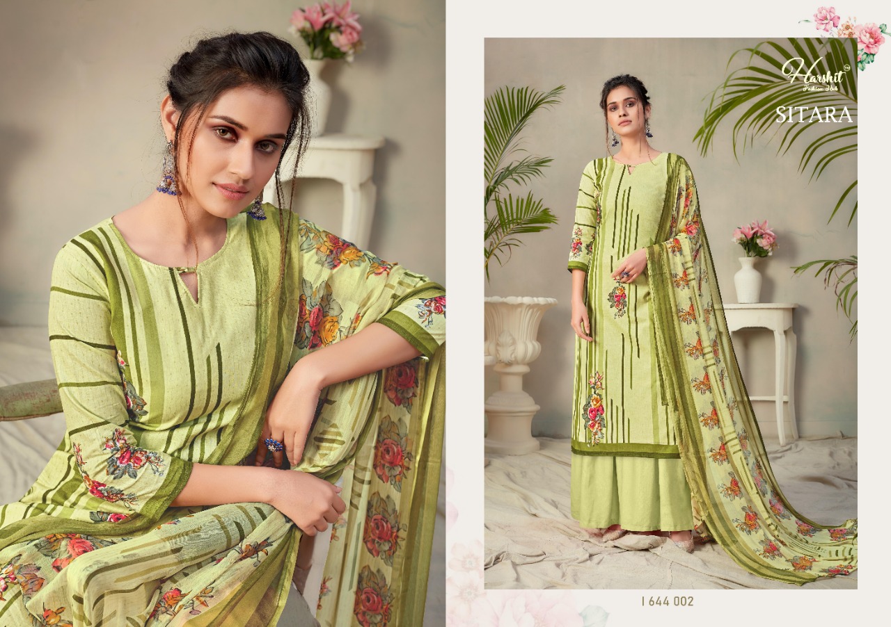 Harshit  Presents  Sitara  Designer Dress Material