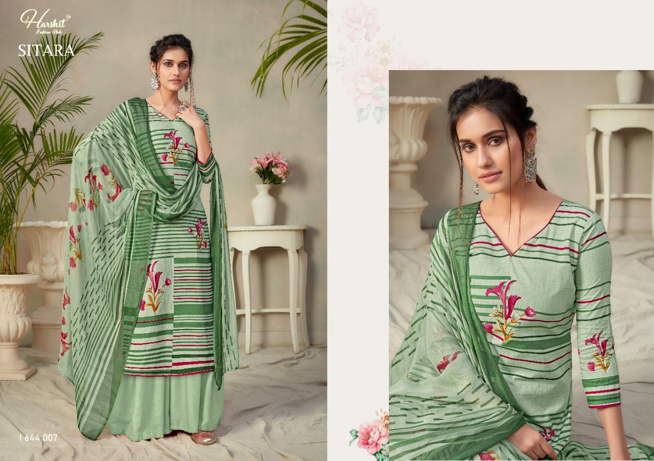 Harshit  Presents  Sitara  Designer Dress Material