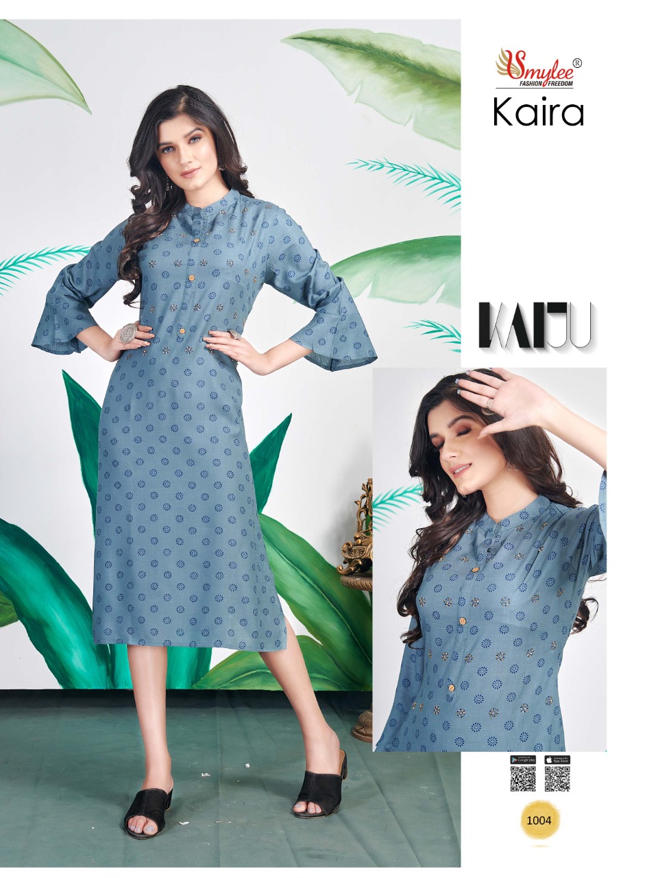 Smylee  Presents  Kaira Regular Wear  Kurtis Collection