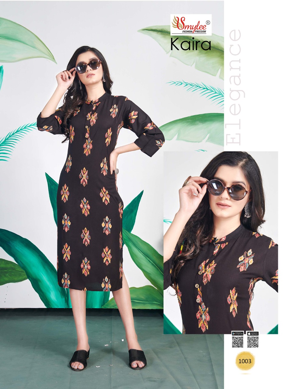 Smylee  Presents  Kaira Regular Wear  Kurtis Collection