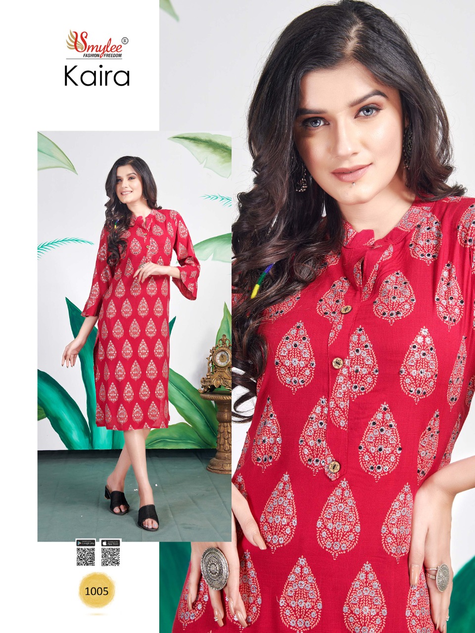 Smylee  Presents  Kaira Regular Wear  Kurtis Collection