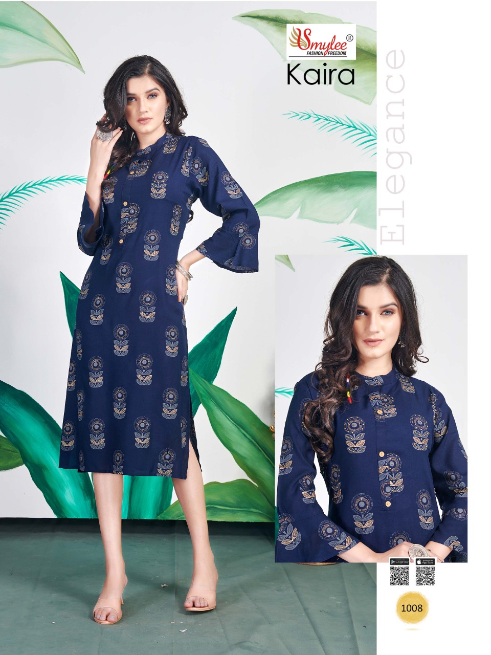 Smylee  Presents  Kaira Regular Wear  Kurtis Collection