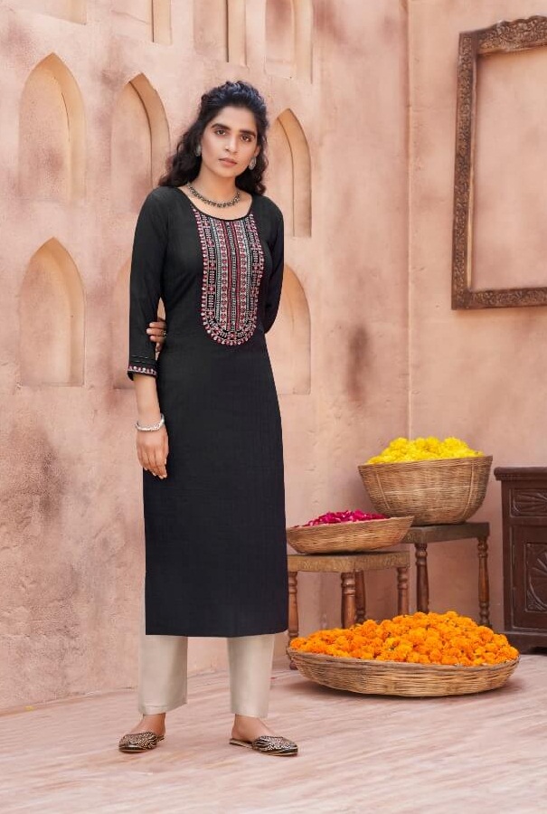 Kalaroop Presents  Pili  Vol 2  Fancy Designer Kurtis Collection