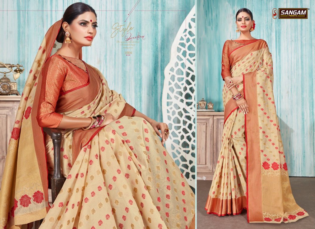 Sangam Presents Madras Handloom Cotton Sarees