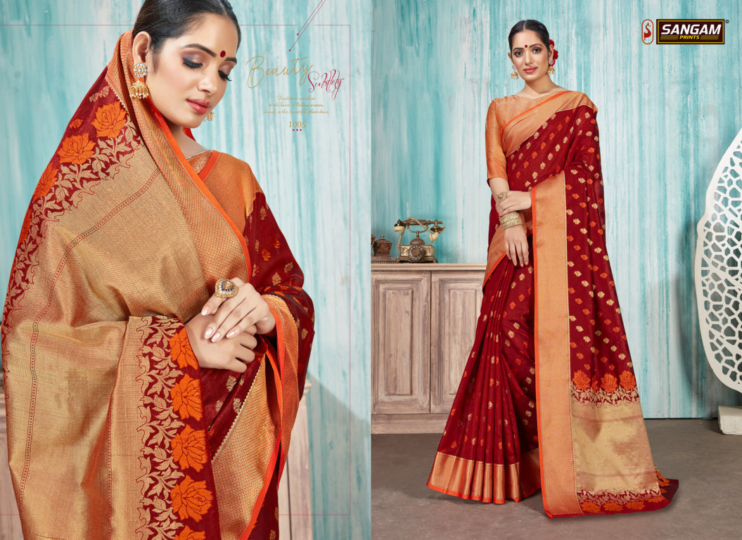 Sangam Presents Madras Handloom Cotton Sarees