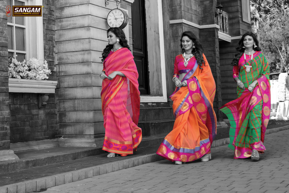 Sangam Presents Swarnamukhi Cotton Sarees