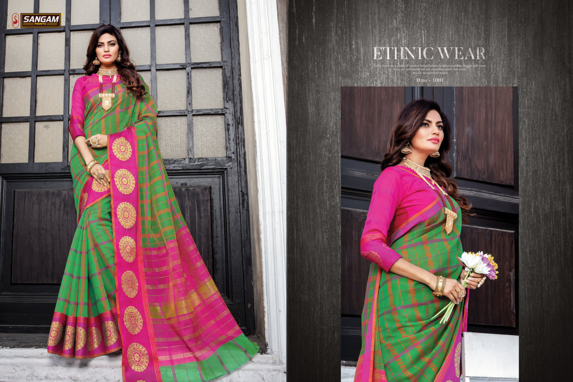 Sangam Presents Swarnamukhi Cotton Sarees