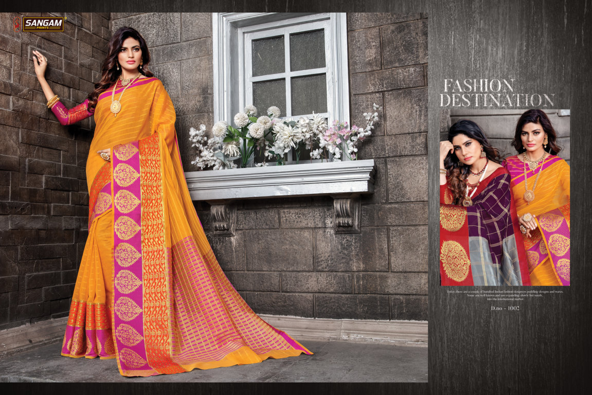 Sangam Presents Swarnamukhi Cotton Sarees