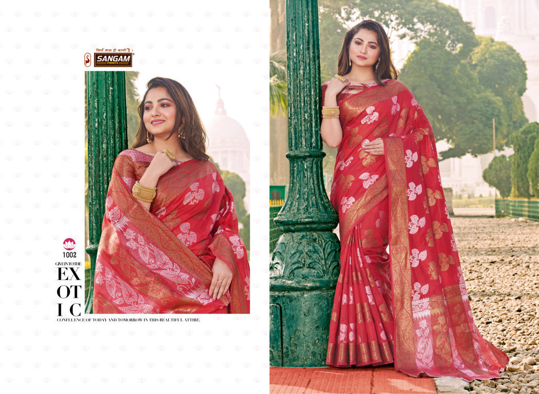 Sangam Presents Pallavi Silk Cotton Handloom Sarees