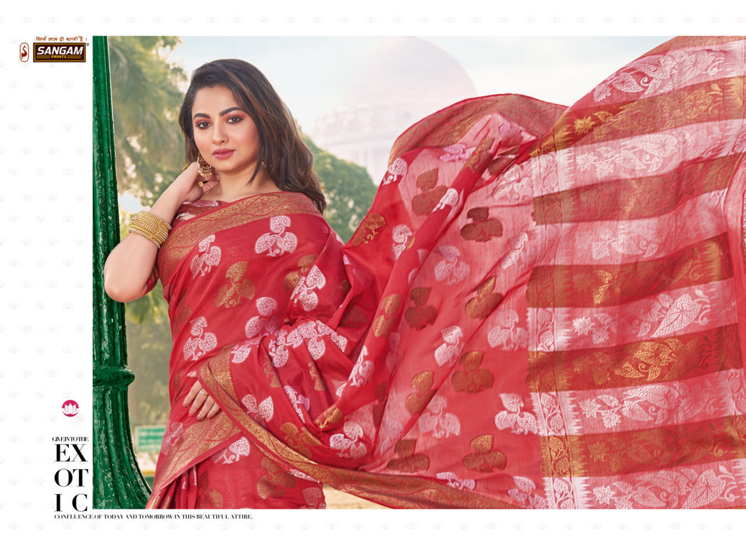 Sangam Presents Pallavi Silk Cotton Handloom Sarees