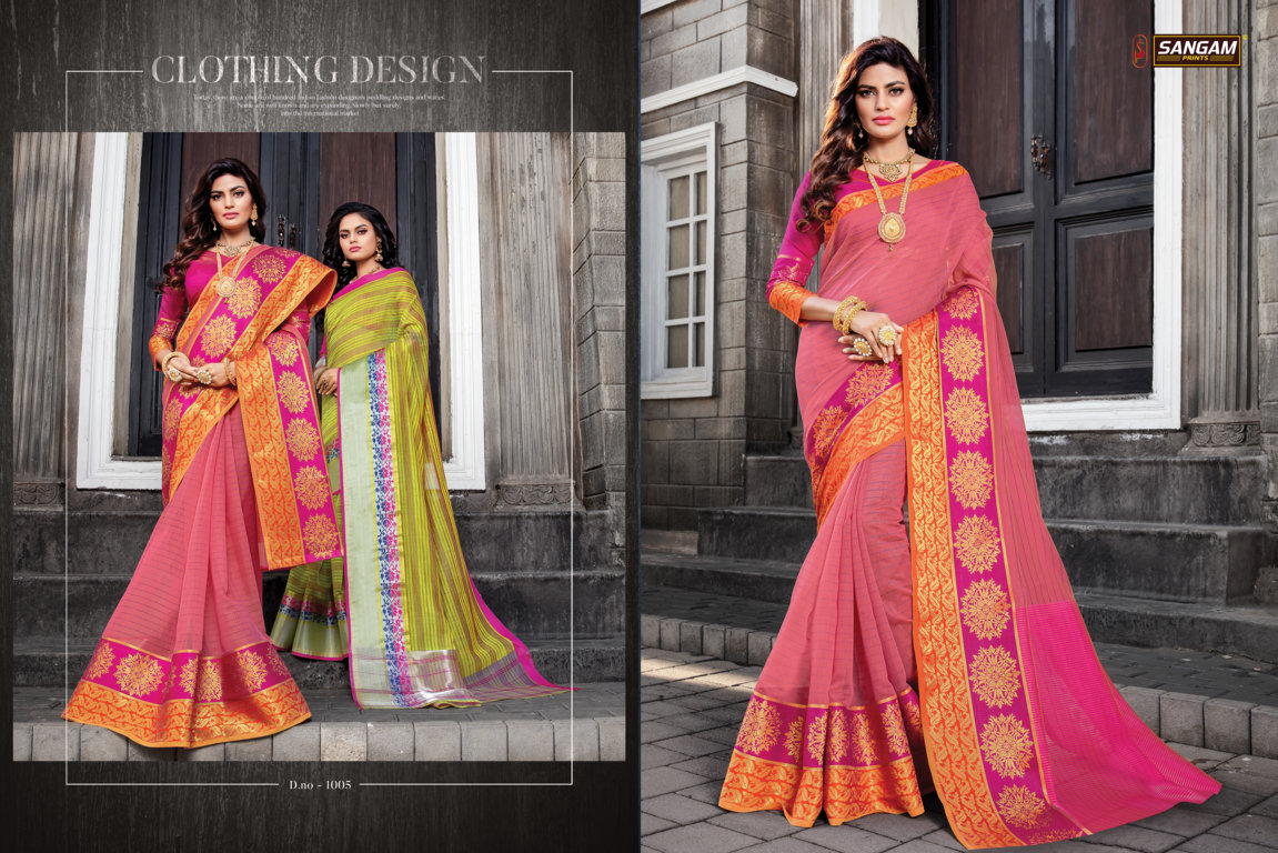 Sangam Presents Swarnamukhi Cotton Sarees