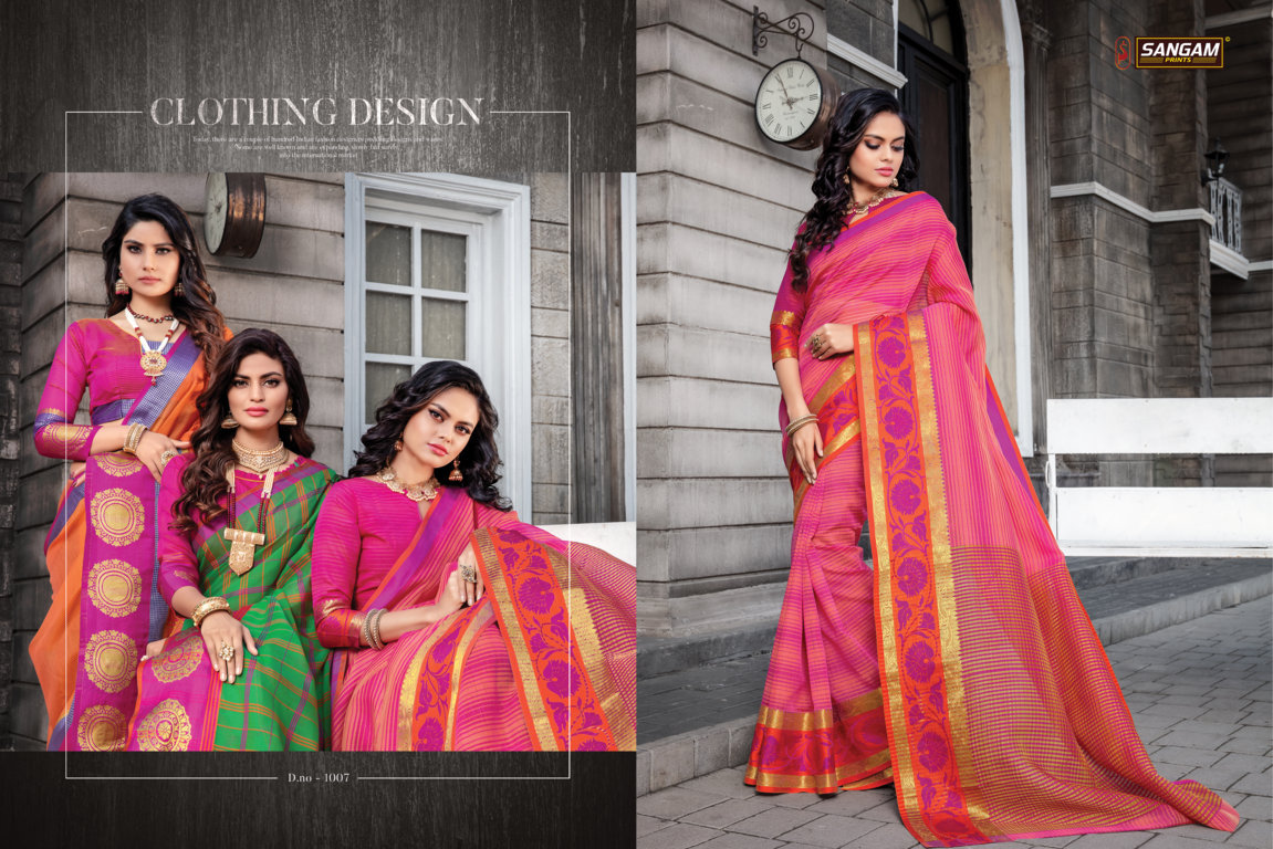 Sangam Presents Swarnamukhi Cotton Sarees