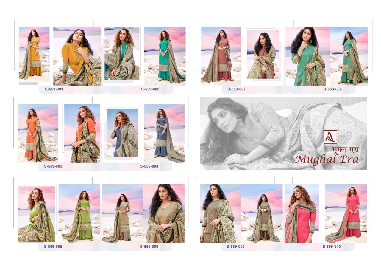 Alok Presents Mughal Era Vol  2  Designer Dress Material