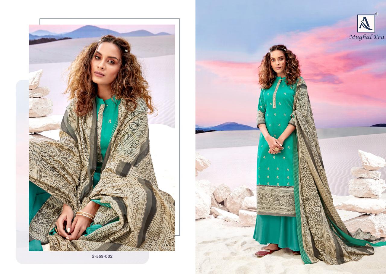 Alok Presents Mughal Era Vol  2  Designer Dress Material