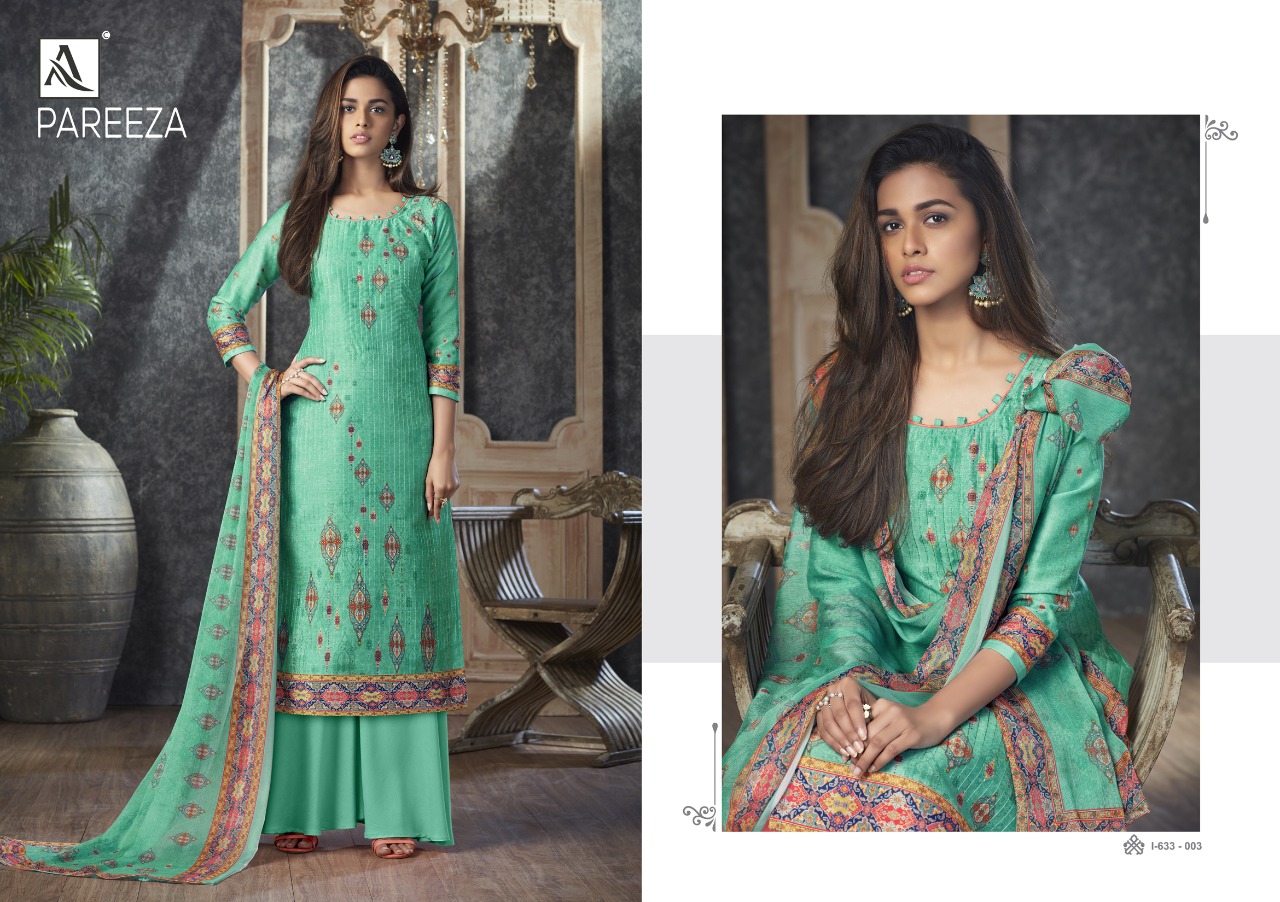 Alok  Presents  Pareeza  Designer Dress Material
