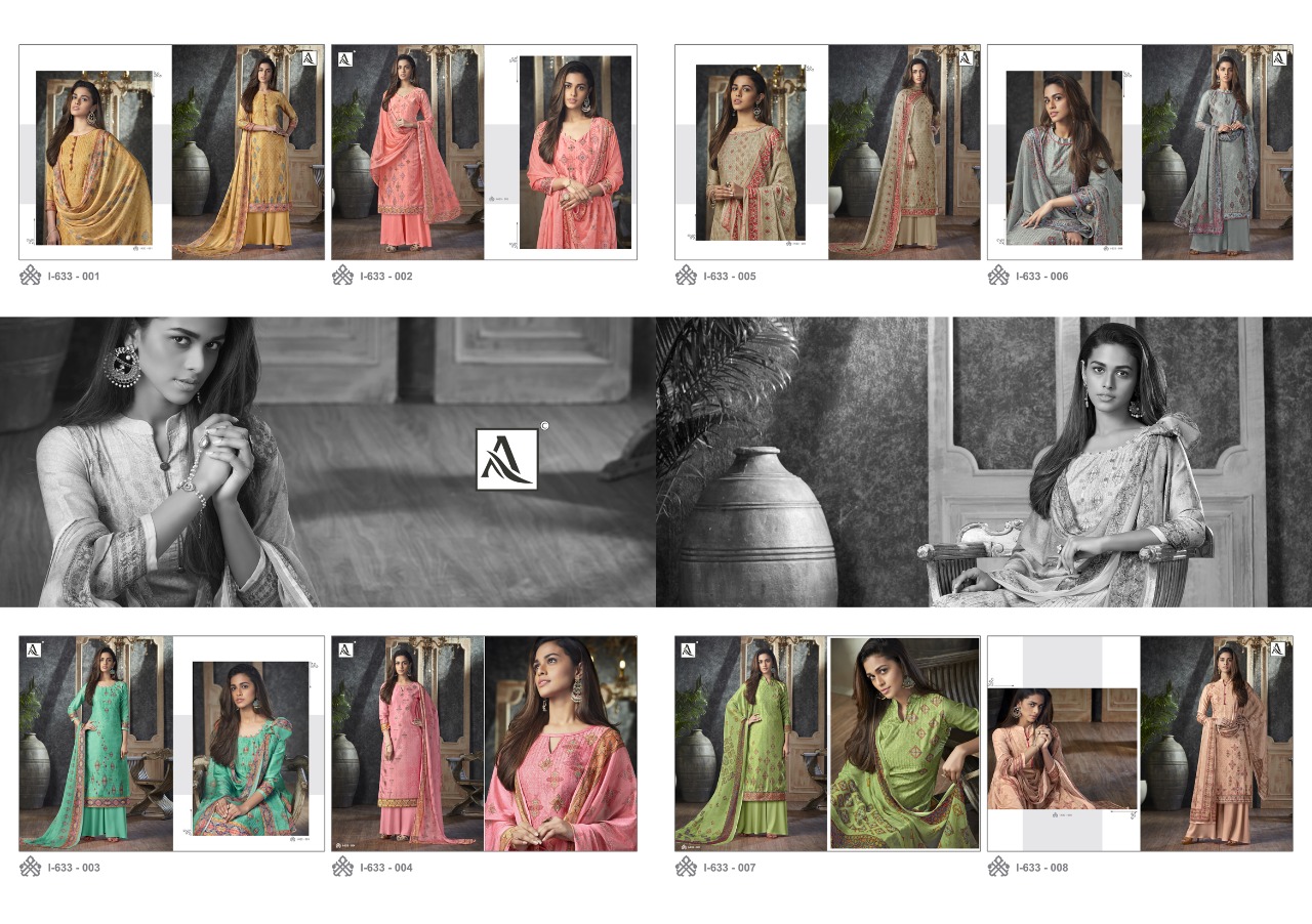 Alok  Presents  Pareeza  Designer Dress Material