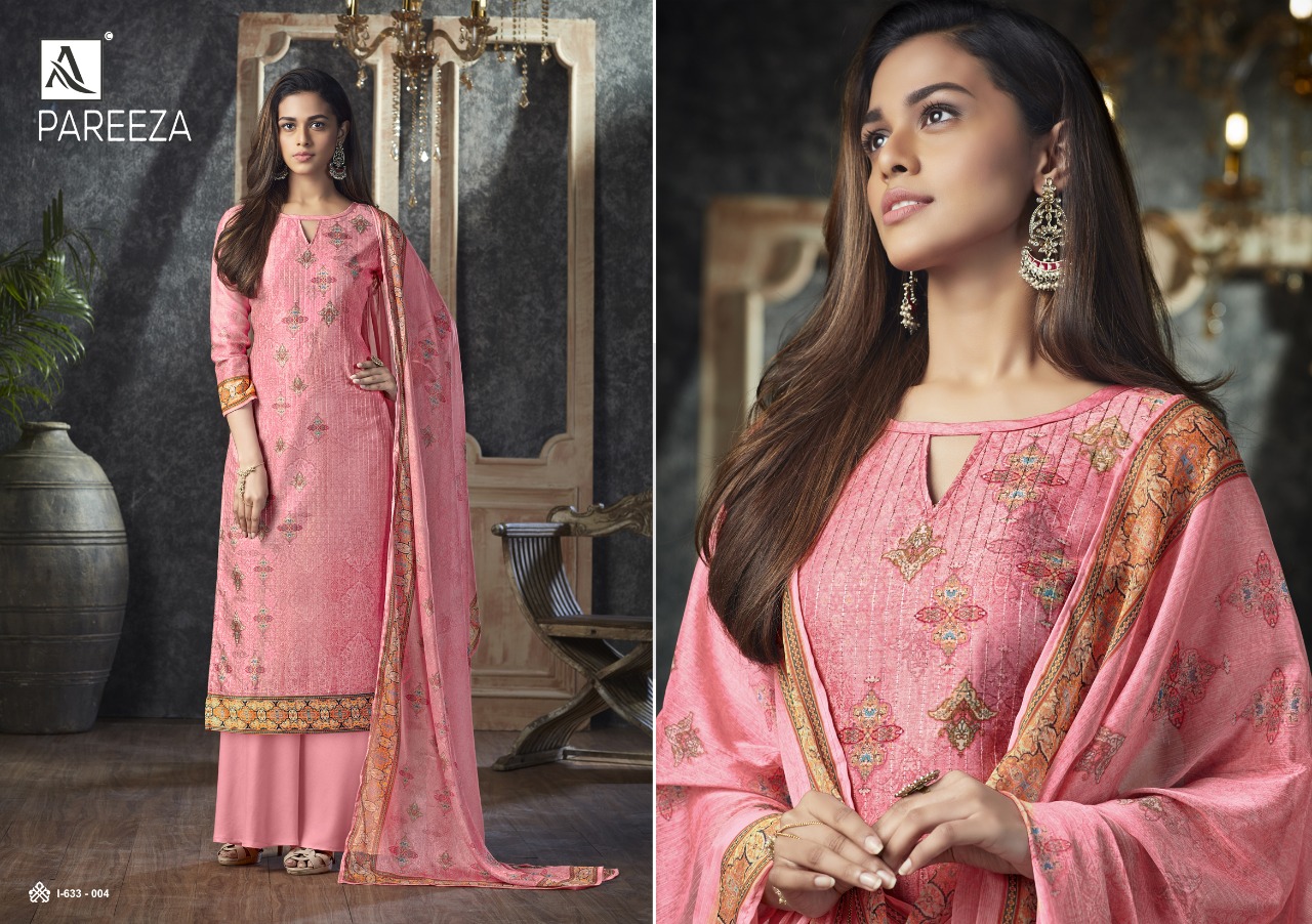 Alok  Presents  Pareeza  Designer Dress Material