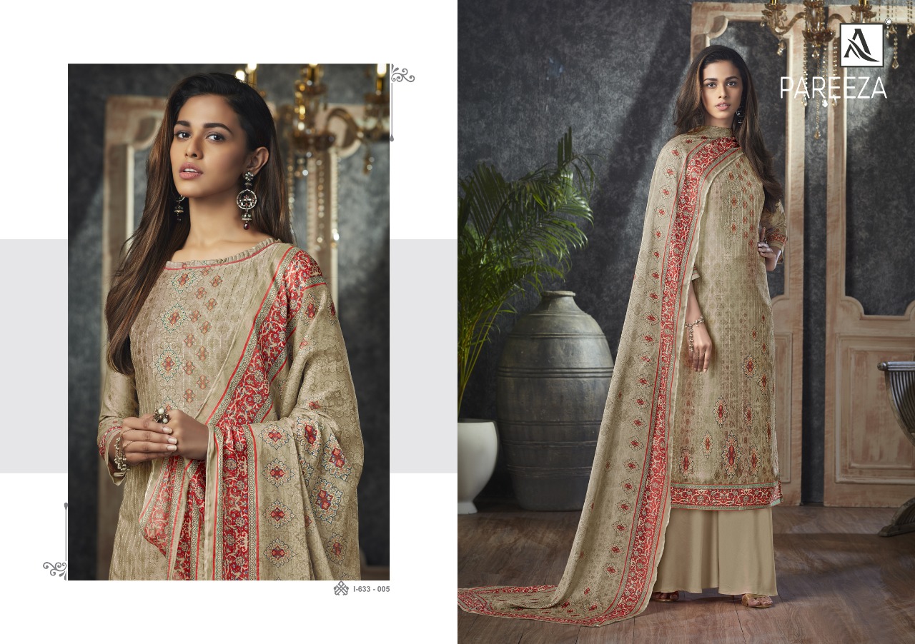 Alok  Presents  Pareeza  Designer Dress Material