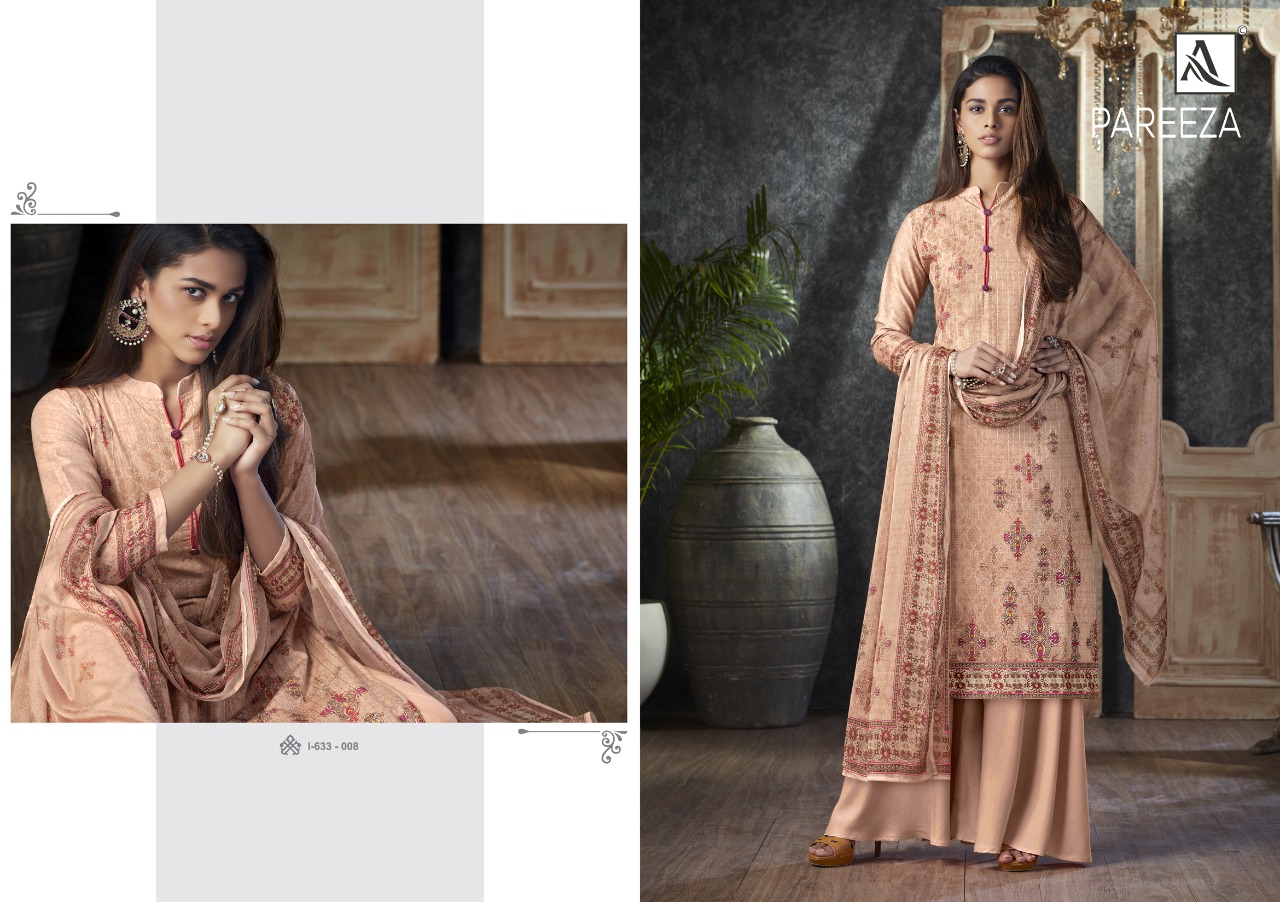 Alok  Presents  Pareeza  Designer Dress Material