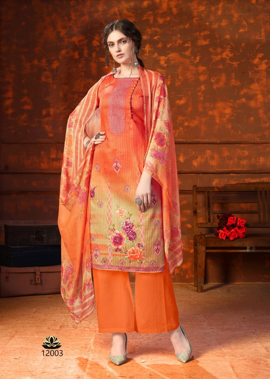 Kesariya Presents Shehnaaz  Casual Wear Dress Material