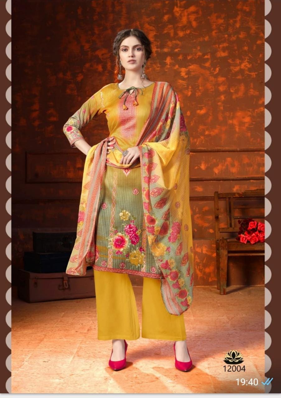 Kesariya Presents Shehnaaz  Casual Wear Dress Material