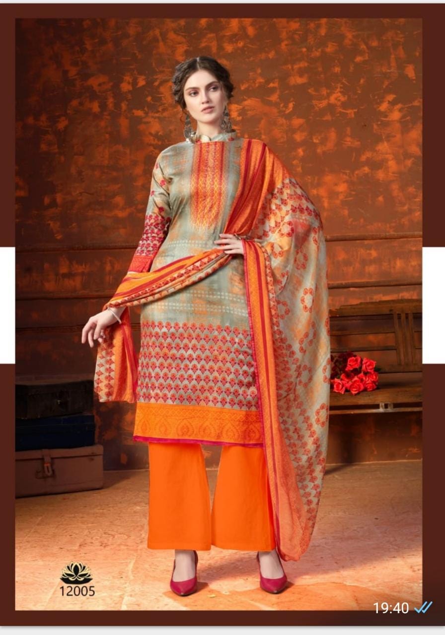 Kesariya Presents Shehnaaz  Casual Wear Dress Material