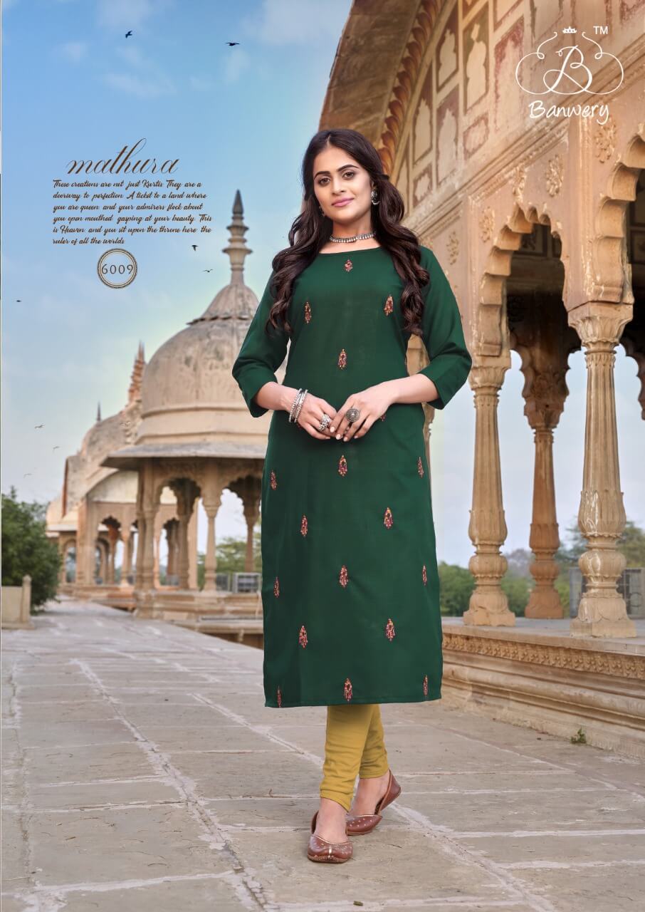 Banwery  Presents Blend  Vol  6  Casual Wear Printed Kurti Collection