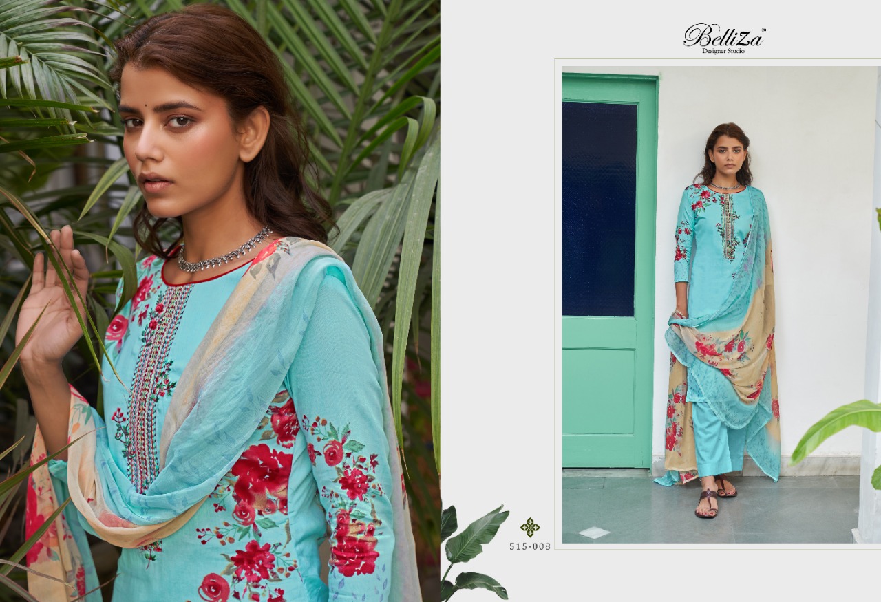 Belliza  Presents Ehsaas  Designer Dress Material Collection