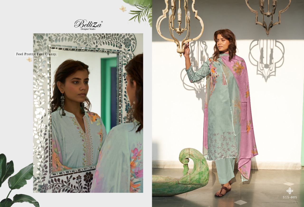 Belliza  Presents Ehsaas  Designer Dress Material Collection