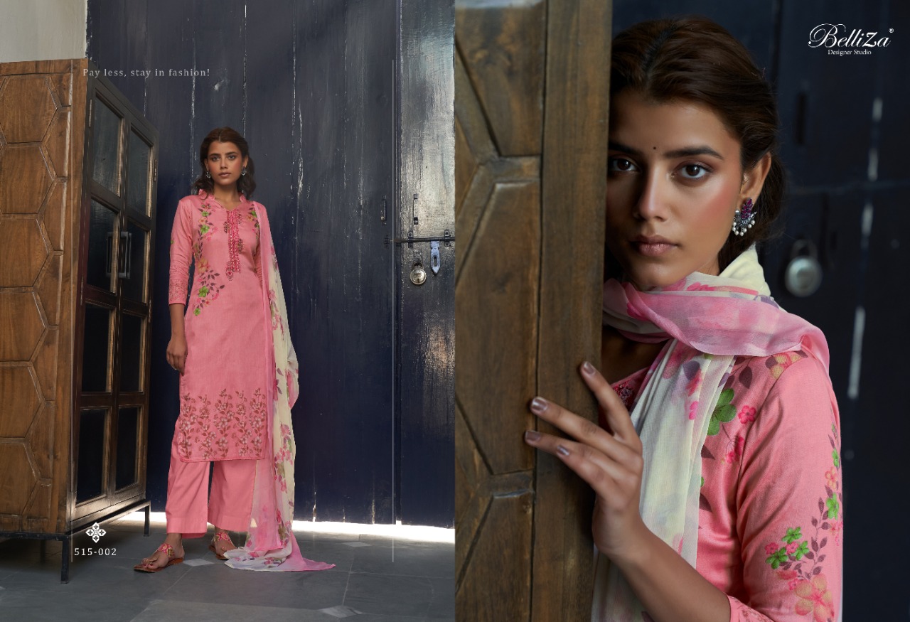 Belliza  Presents Ehsaas  Designer Dress Material Collection