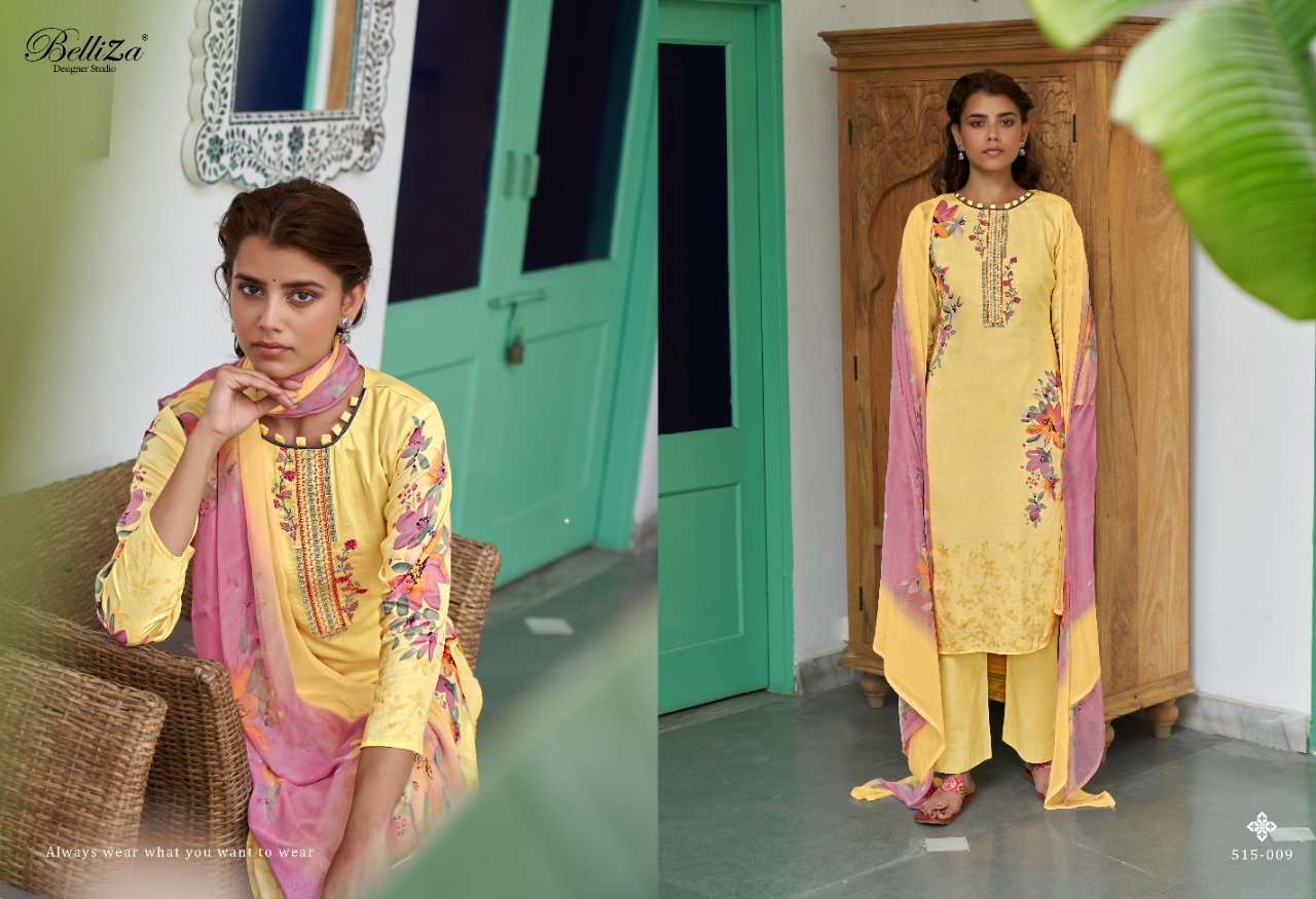 Belliza  Presents Ehsaas  Designer Dress Material Collection