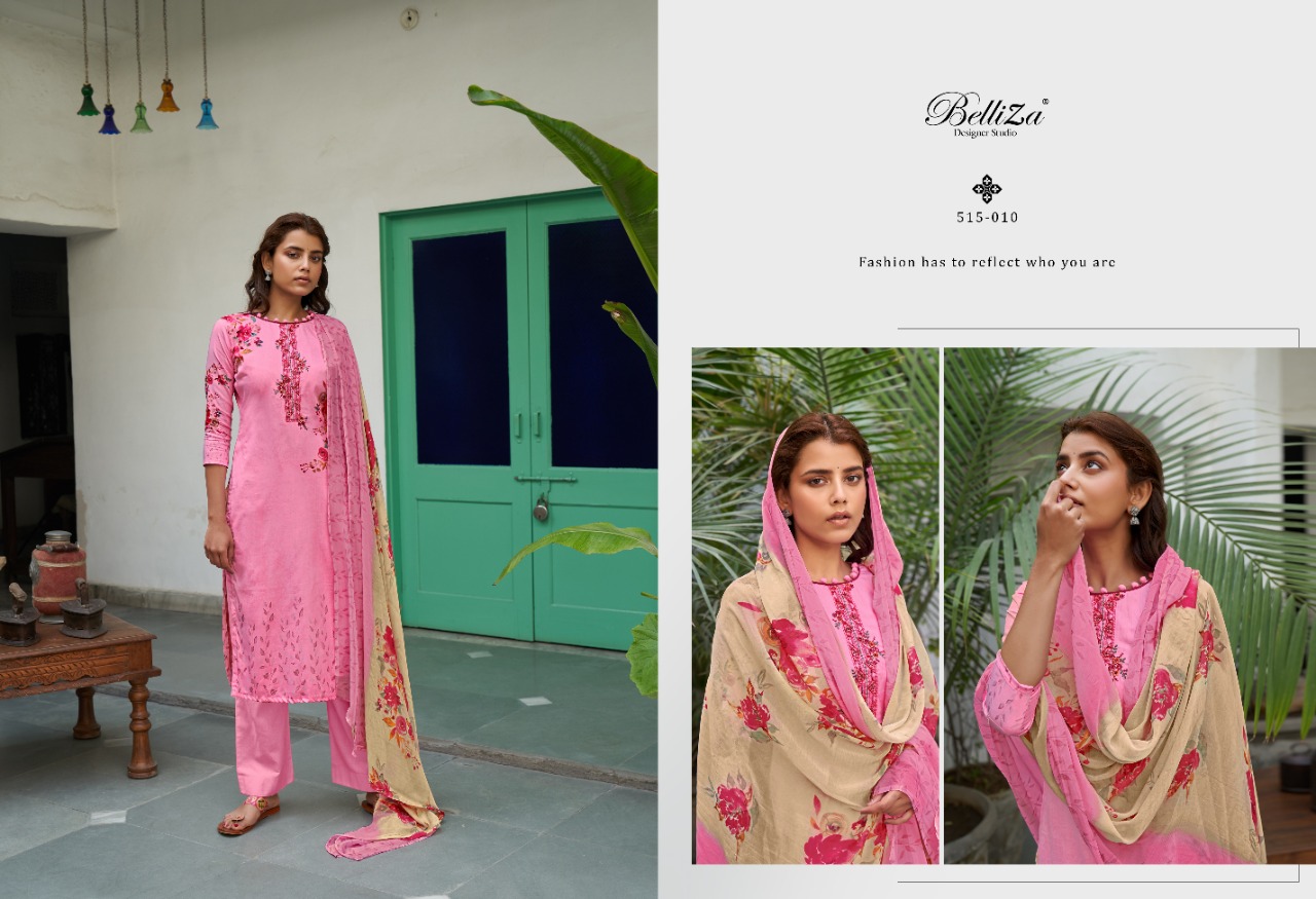 Belliza  Presents Ehsaas  Designer Dress Material Collection