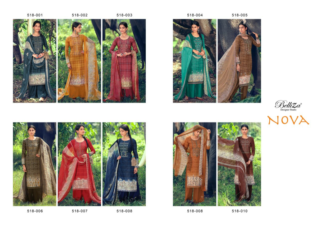 Belliza Presents  Nova Designer Dress Material
