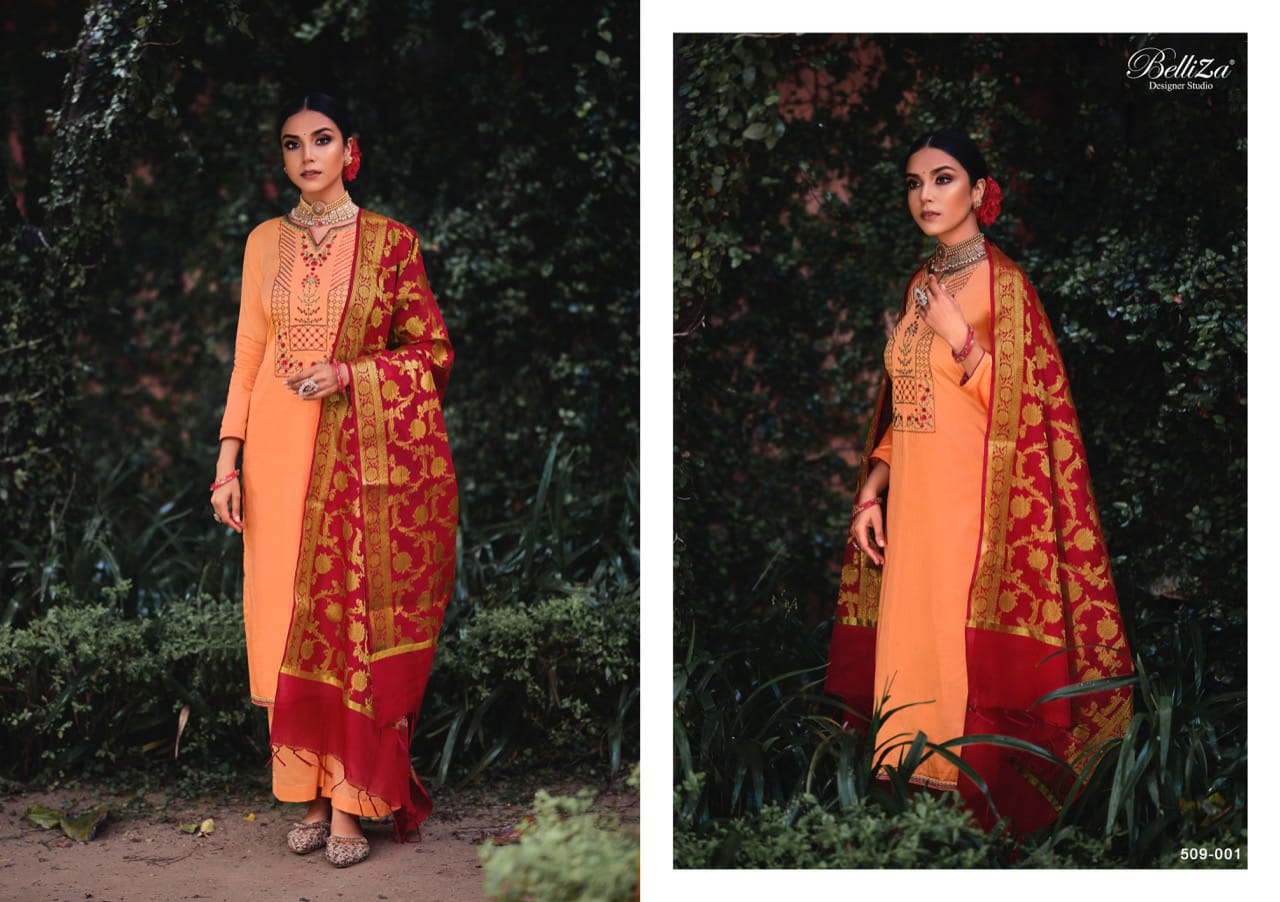 Belliza Presents  Shubharambh  Vol 2 Designer Dress Material