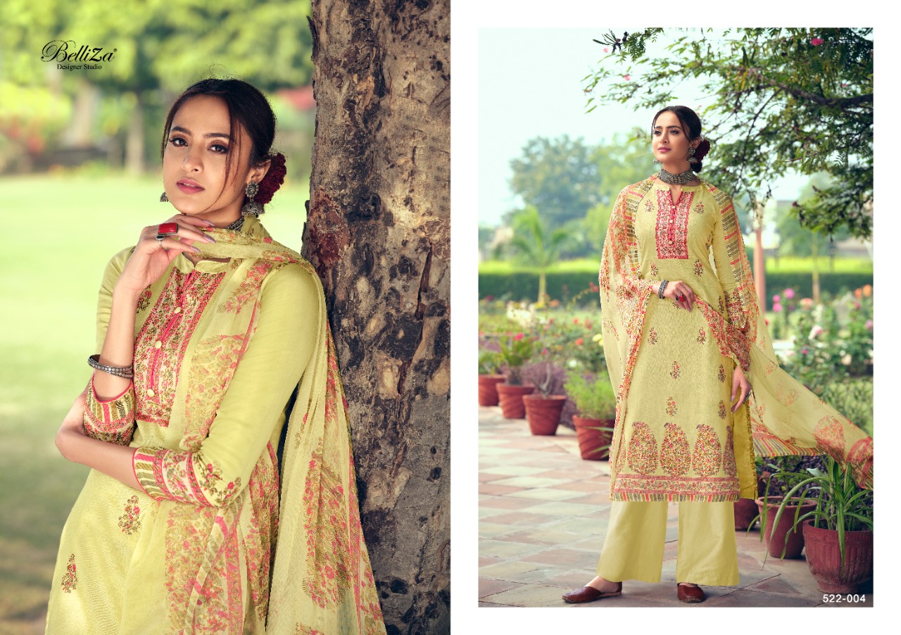 Belliza  Presents  Swara  Designer Dress Material Collection