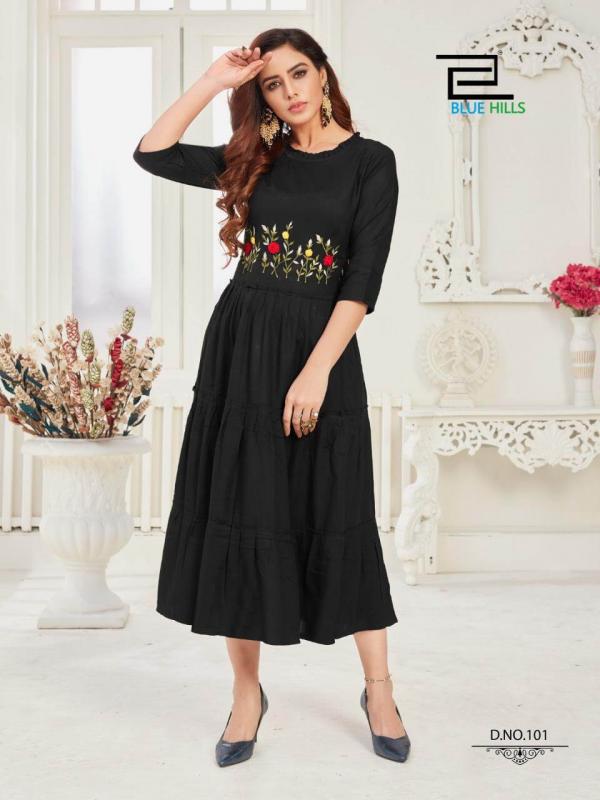 Blue Hills Presents  Mohini Vol  1  Designer Long Kurtis Collection