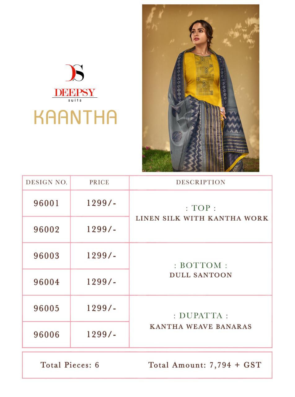 Deepsy Presents Kaantha Ethnic Wear Designer Dress Material