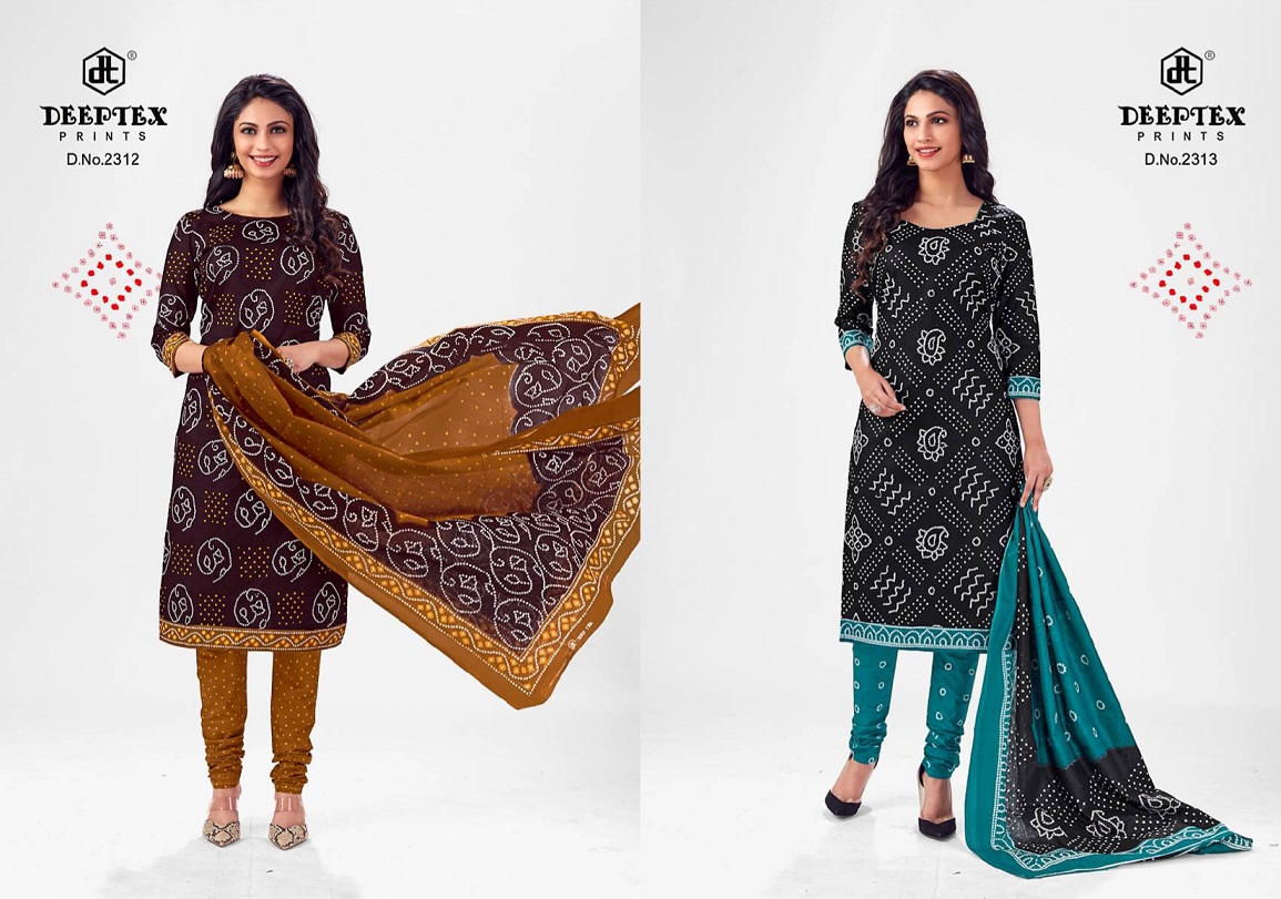Deeptex   Presents Classic Chunari  Vol 23 Printed Cotton Collection