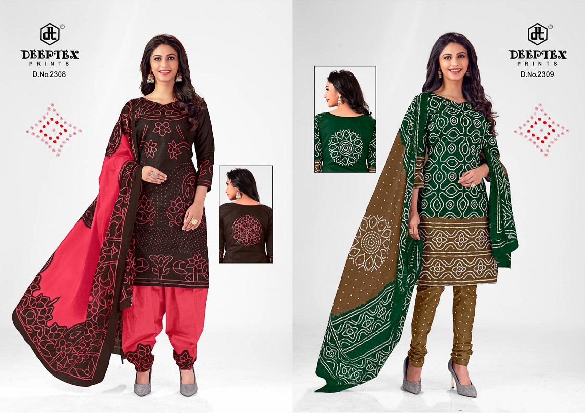 Deeptex   Presents Classic Chunari  Vol 23 Printed Cotton Collection