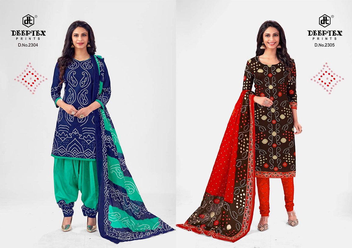 Deeptex   Presents Classic Chunari  Vol 23 Printed Cotton Collection