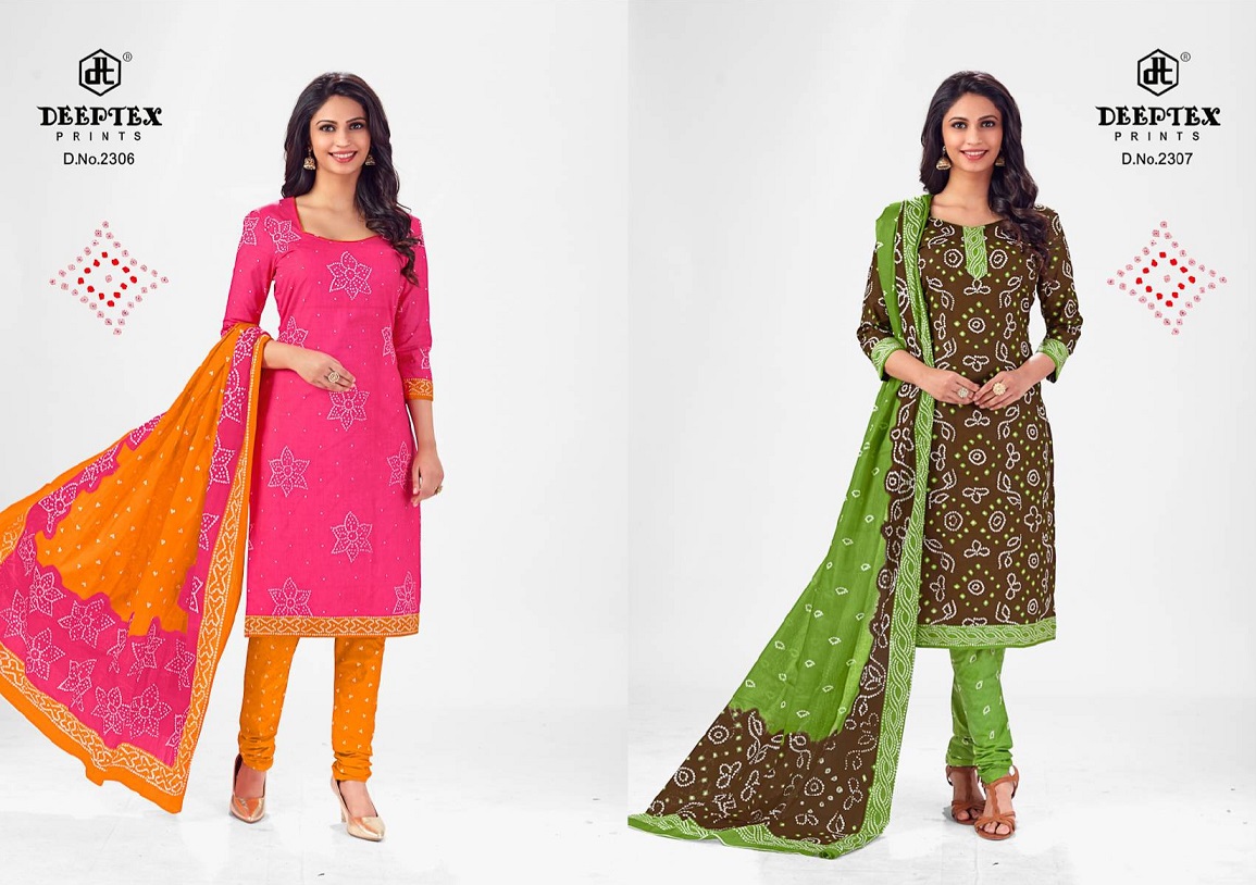 Deeptex   Presents Classic Chunari  Vol 23 Printed Cotton Collection