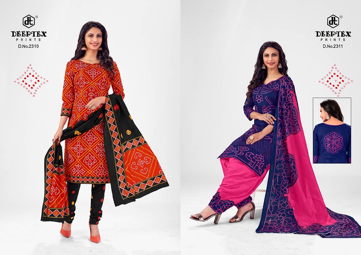 Deeptex   Presents Classic Chunari  Vol 23 Printed Cotton Collection