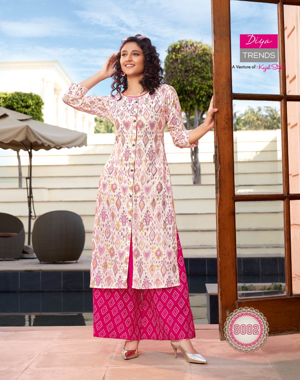 Diya Trends Presents Bibas Vol  8 Kurti With Bottom Collection