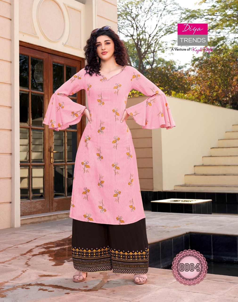 Diya Trends Presents Bibas Vol  8 Kurti With Bottom Collection