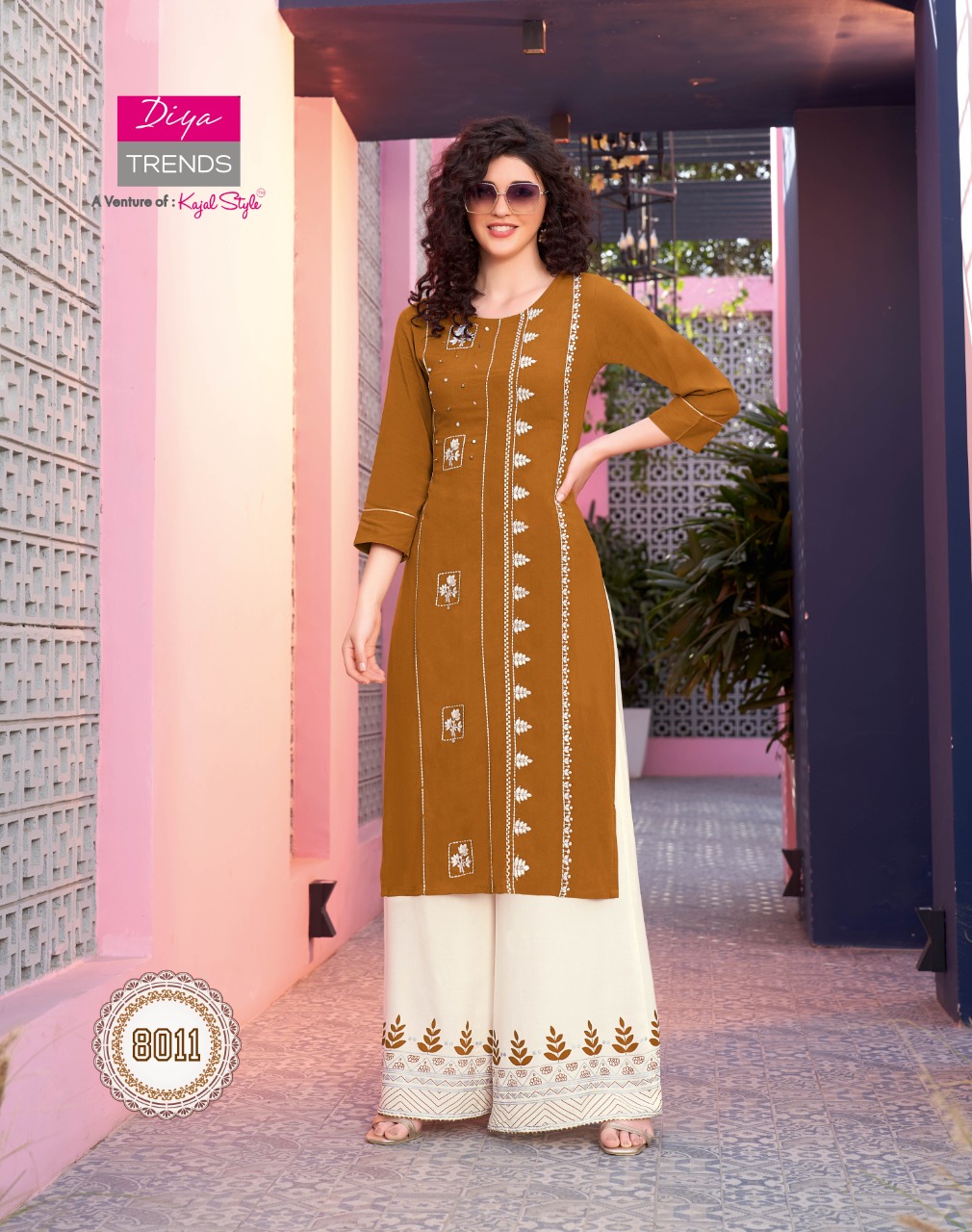 Diya Trends Presents Bibas Vol  8 Kurti With Bottom Collection